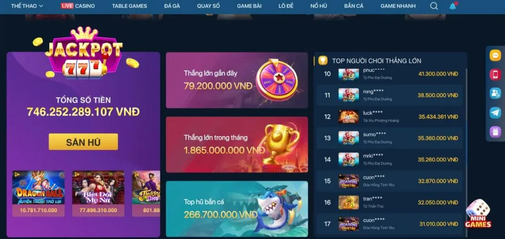 Nổ Hũ & Bắn Cá tại cwin09